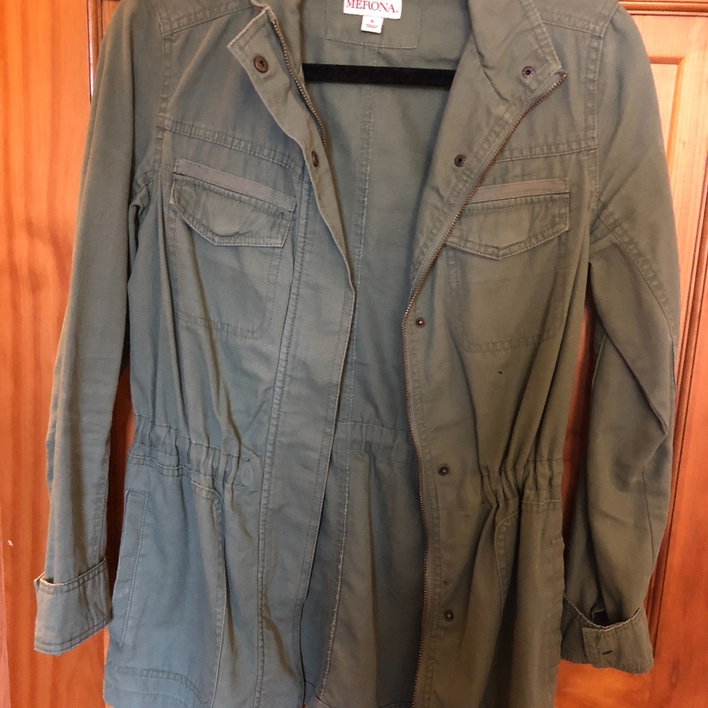 Army green jacket